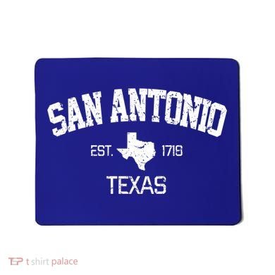 Vintage San Antonio Texas Est 1718 Souvenir Gift Cool Gift Mousepad