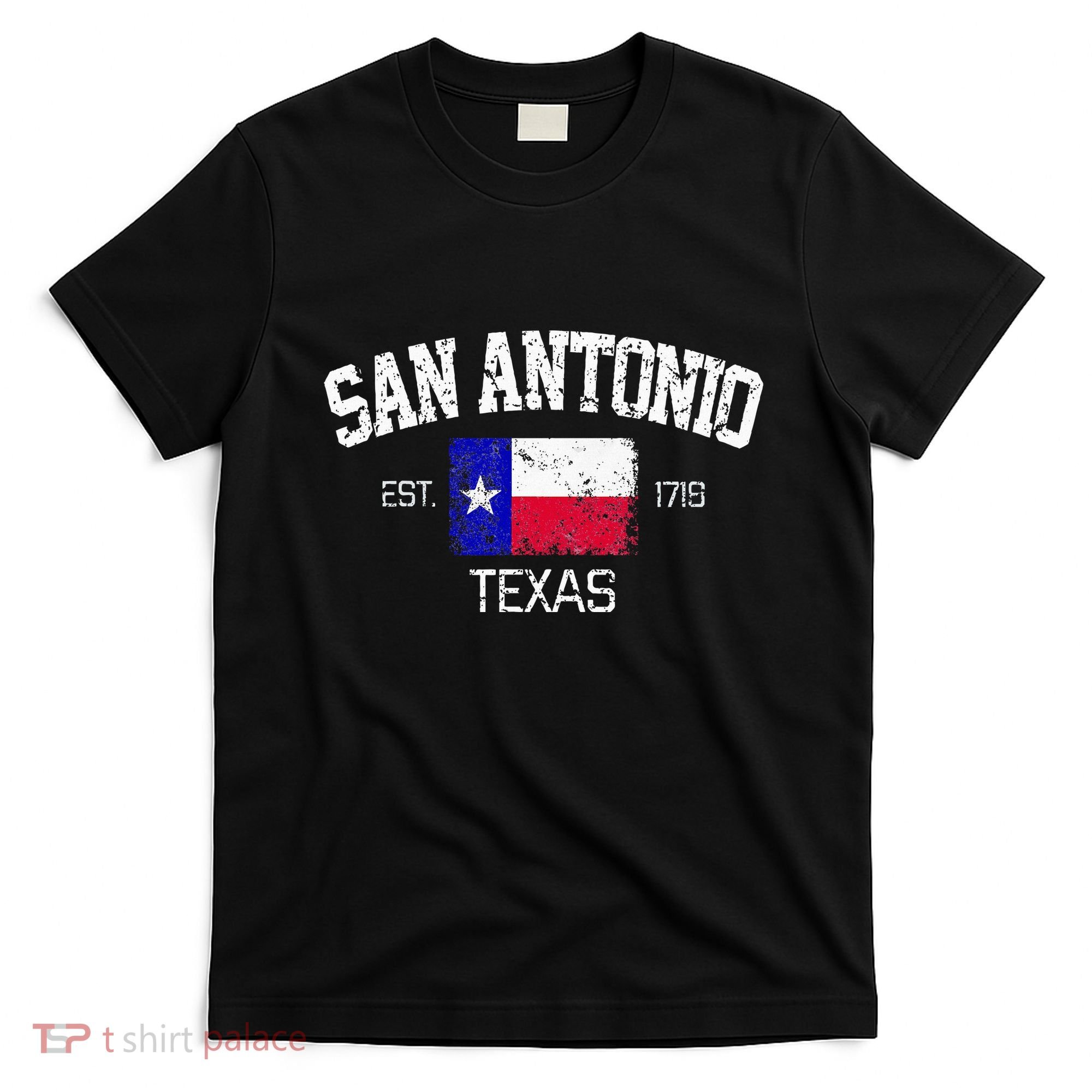 Vintage San Antonio Texas Est 1718 Souvenir T-Shirt