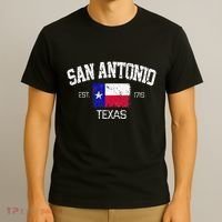 Vintage San Antonio Texas Est 1718 Souvenir T-Shirt thumb 3