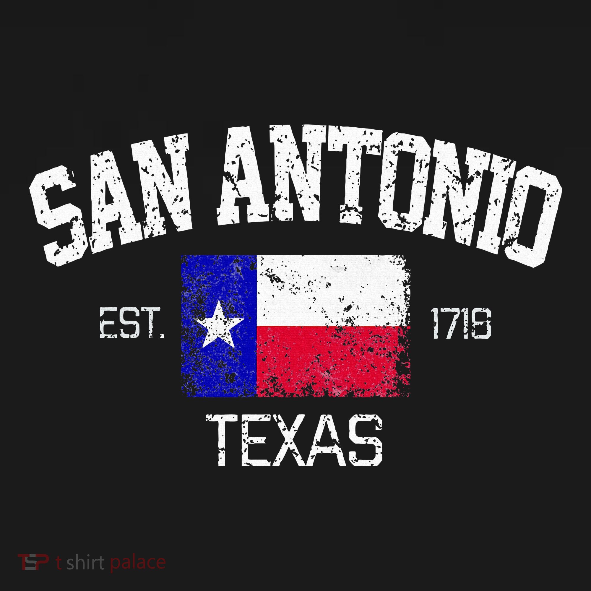 Vintage San Antonio Texas Est 1718 Souvenir T-Shirt