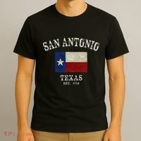 Vintage San Antonio Texas Est 1718 T-Shirt thumb 3