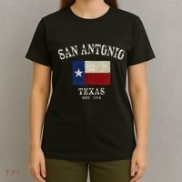 Vintage San Antonio Texas Est 1718 T-Shirt thumb 4