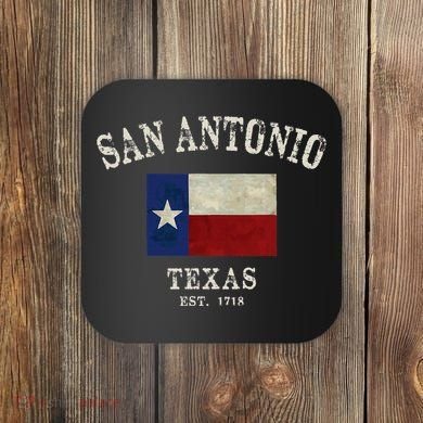 Vintage San Antonio Texas Est 1718 Coaster