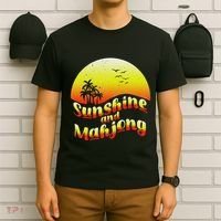 Vintage Sunshine And Mahjong T-Shirt thumb 6