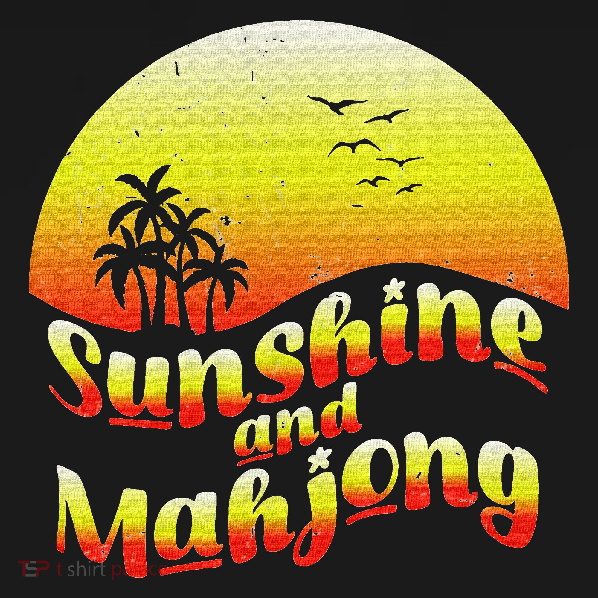 Vintage Sunshine And Mahjong T-Shirt