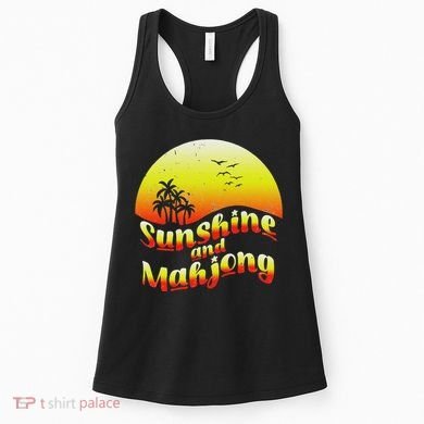Vintage Sunshine And Mahjong Women's Tank Top
