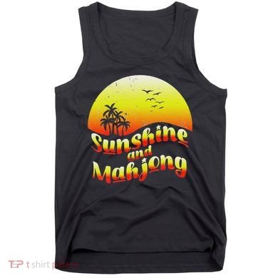 Vintage Sunshine And Mahjong Tank Top