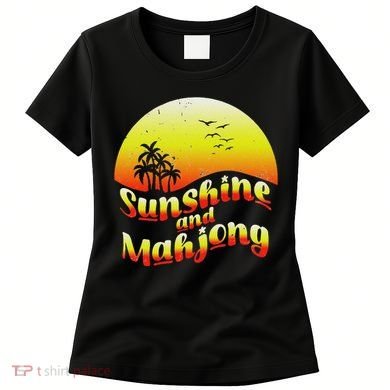 Vintage Sunshine And Mahjong Women's T-Shirt