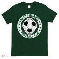 Vintage Saudi Arabia Football Crest 1956 Soccer T-Shirt thumb 0