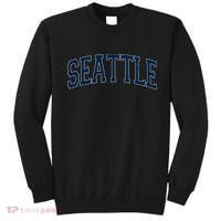 Varsity Sporty Arch Seattle Team Sports Fan Sweatshirt thumb 0