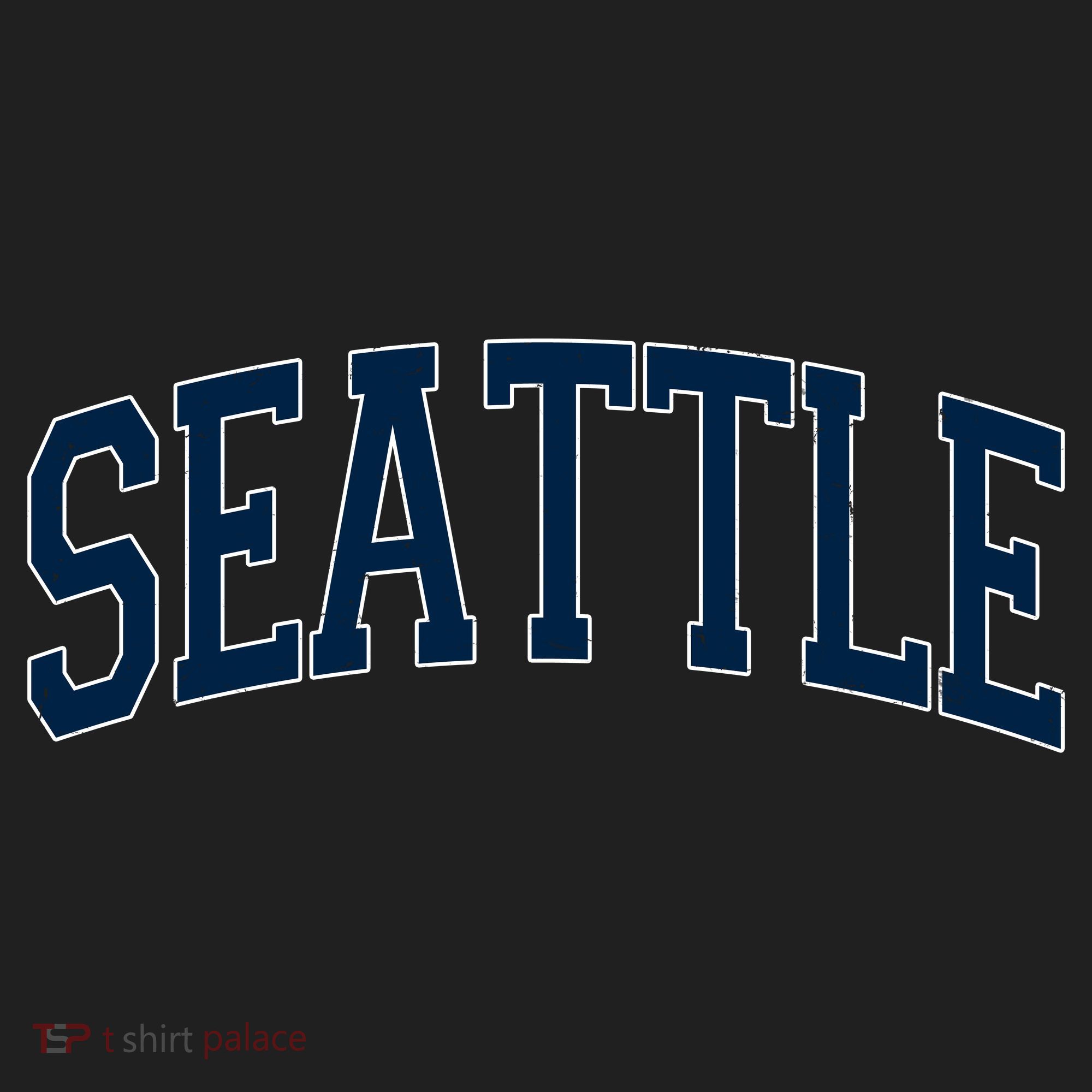 Varsity Sporty Arch Seattle Team Sports Fan Hat