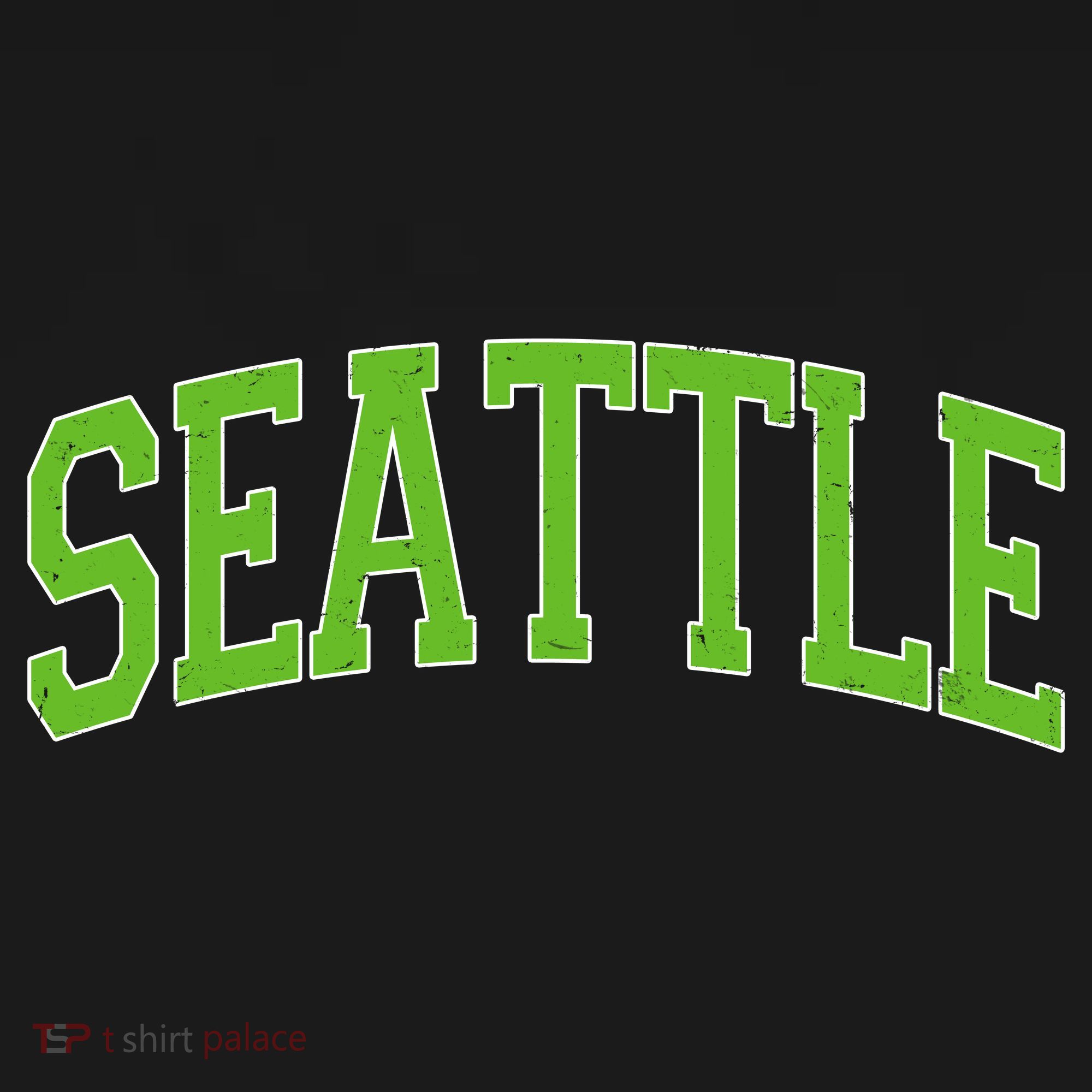 Varsity Sporty Arch Seattle Team Sports Fan USA-Made Doggie Bandana