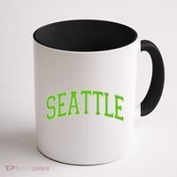 Varsity Sporty Arch Seattle Team Sports Fan Coffee Mug thumb 1