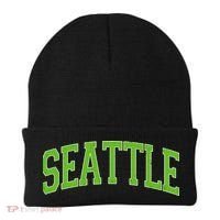 Varsity Sporty Arch Seattle Team Sports Fan Beanie thumb 0