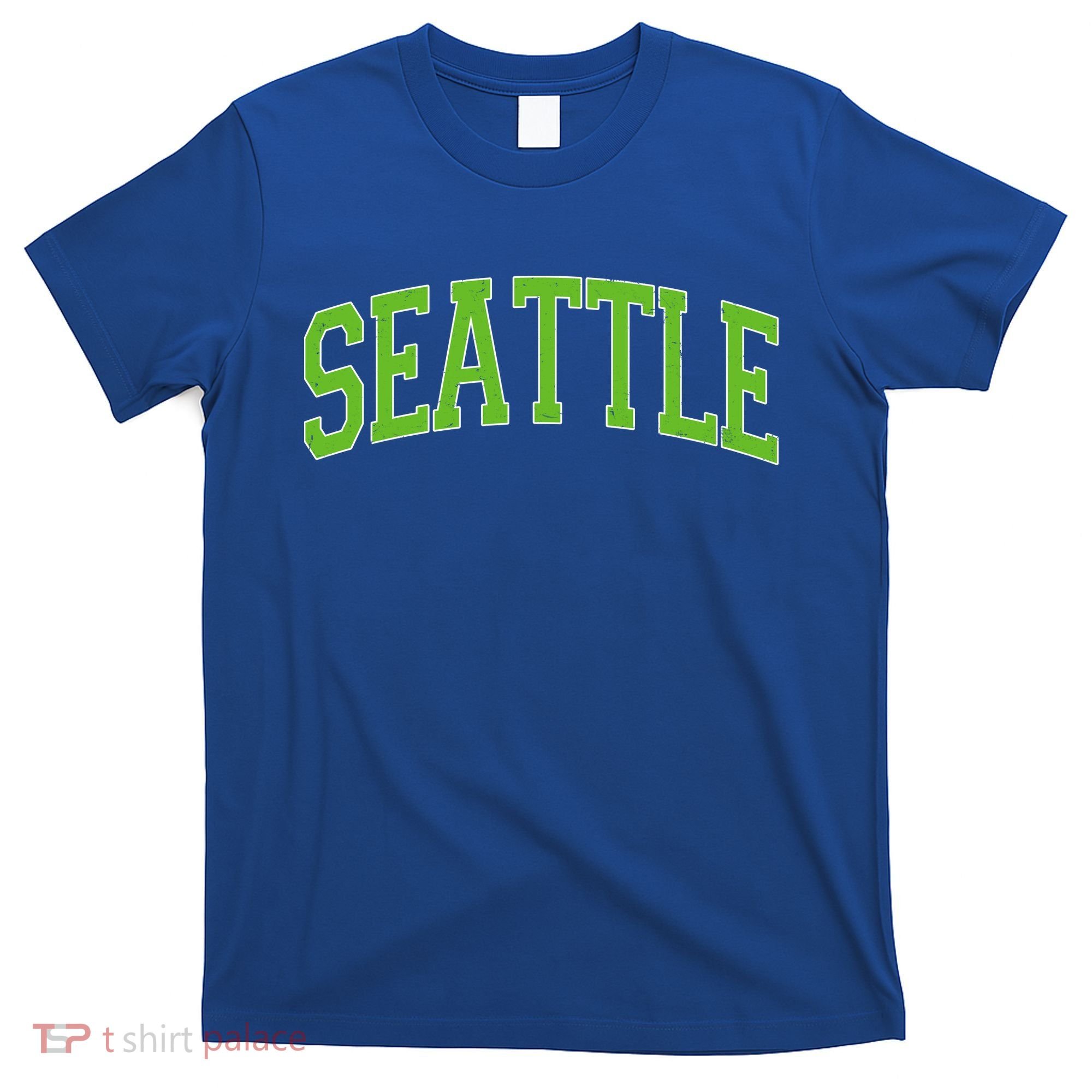 Varsity Sporty Arch Seattle Team Sports Fan T-Shirt