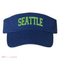 Varsity Sporty Arch Seattle Team Sports Fan Visor thumb 0
