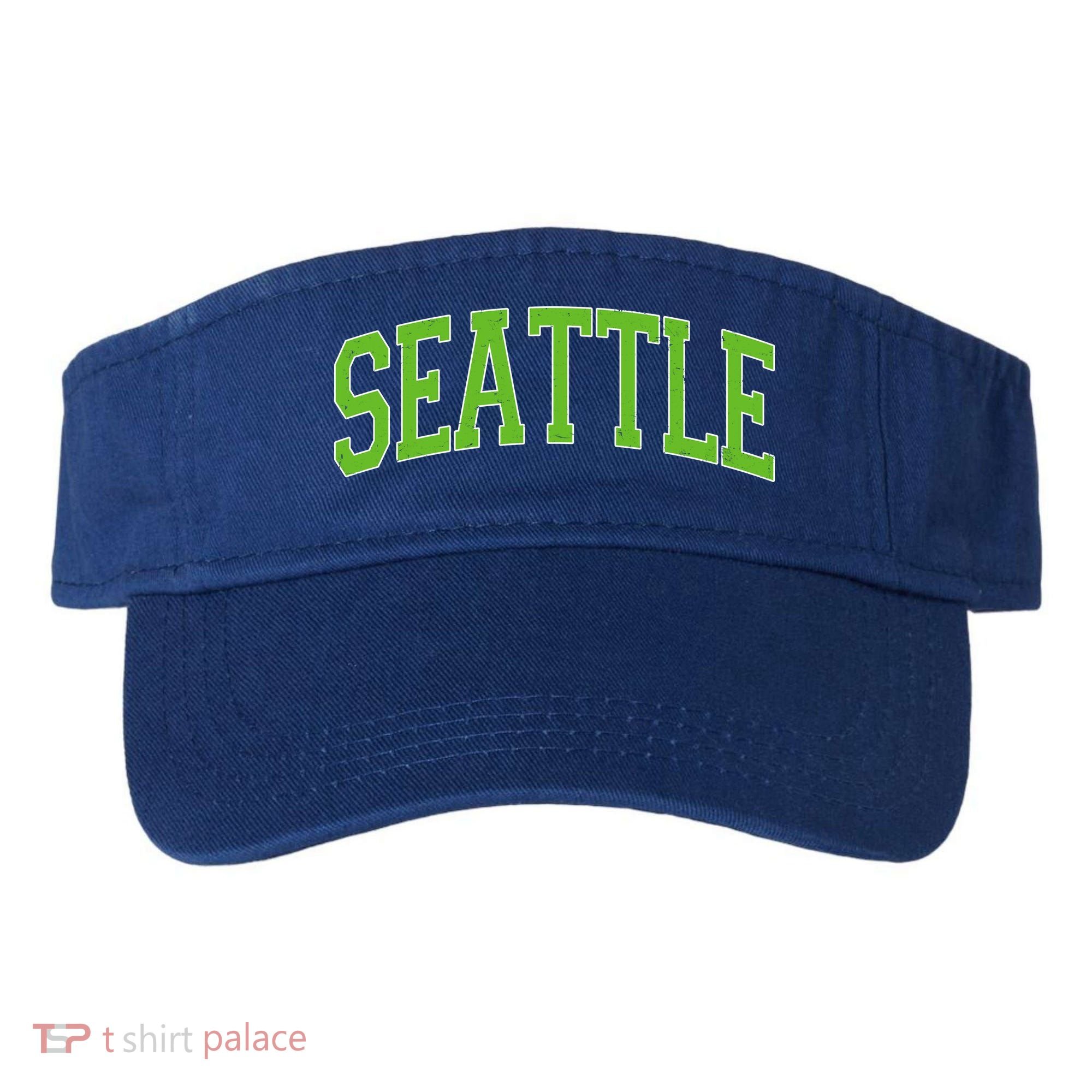 Varsity Sporty Arch Seattle Team Sports Fan Visor