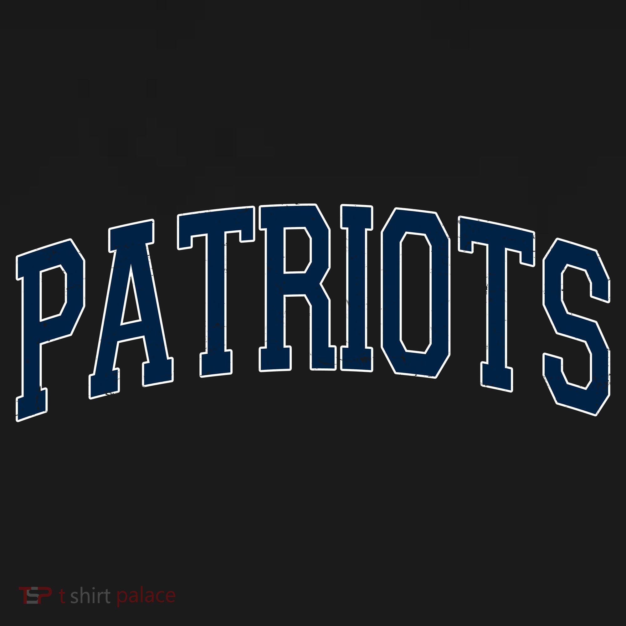 Varsity Sporty Arch Patriots Team Sports Fan Women's Hoodie