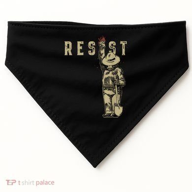 Vintage Smokey Bear Resist USA-Made Doggie Bandana