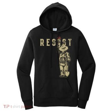 Vintage Smokey Bear Resist Women's Hoodie