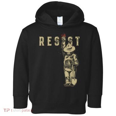 Vintage Smokey Bear Resist Toddler Hoodie