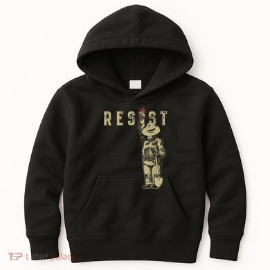 Vintage Smokey Bear Resist Kids Hoodie