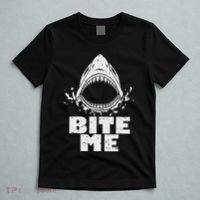 Vintage Shark Bite Me Shark T-Shirt thumb 5