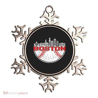 Vintage Style Boston Baseball Tee Ornament