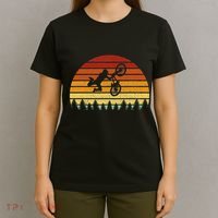 Vintage Sunset Bmx Gift For Bmx Riders T-Shirt thumb 4