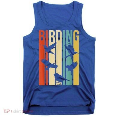 Vintage Style Birding Cute Gift For Birders With Birds Tank Top