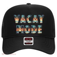 Vacation Summer Beach Scenery And Palm Trees Vacay Mode Ocean Gift Hat thumb 0