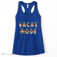 Vacation Summer Beach Scenery And Palm Trees Vacay Mode Ocean Gift Women's Tank Top thumb 0