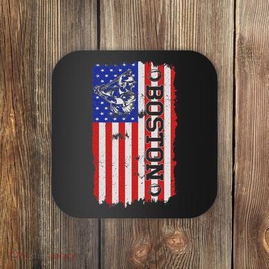 Vintage Style Boston Baseball For Women And Coaster