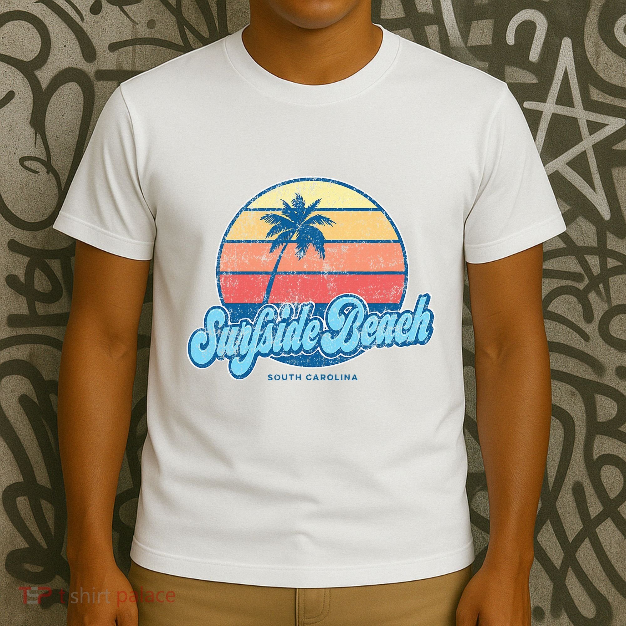 Vintage Surfside Beach South Carolina Sc Classic 70s T-Shirt