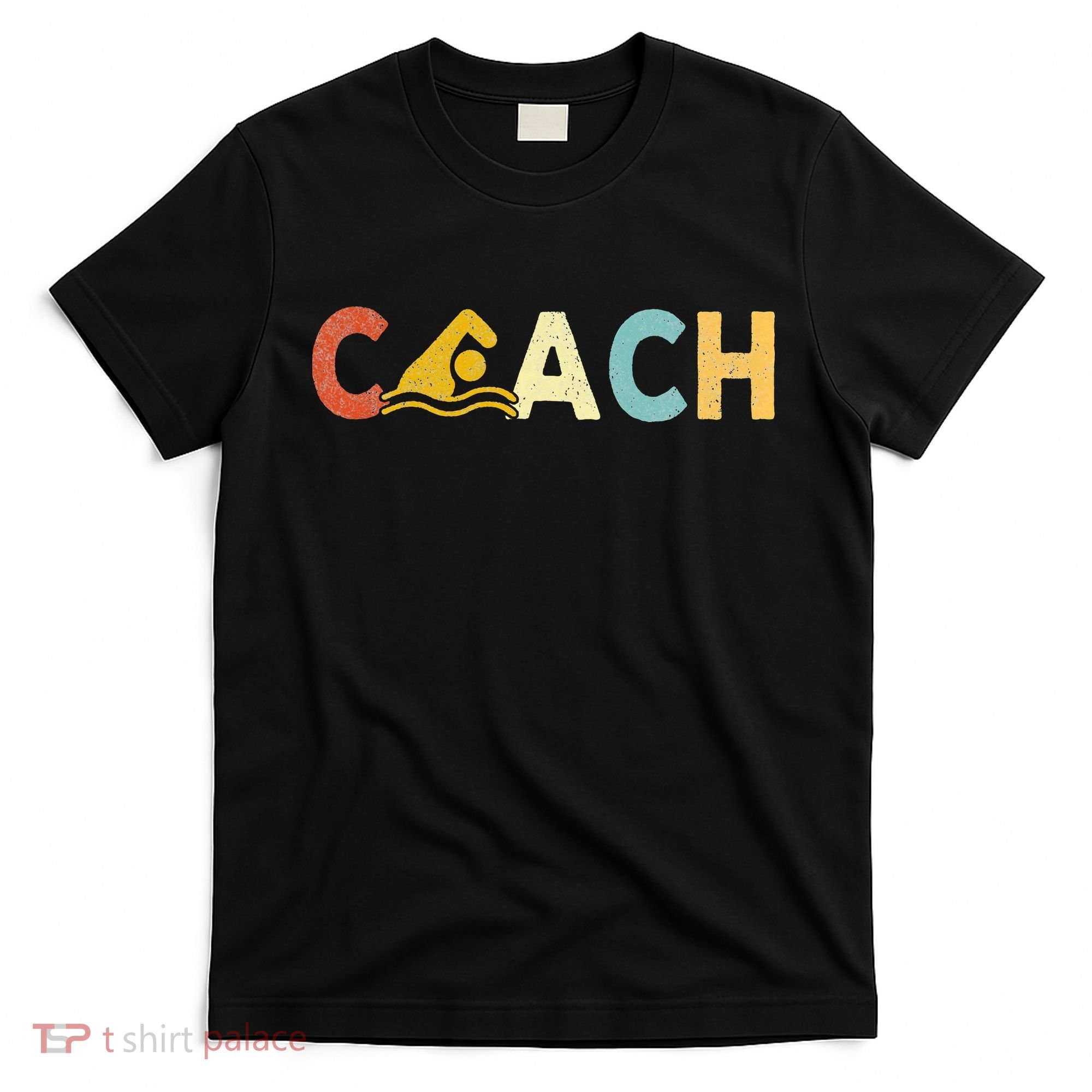 Vintage Swim Coach Swimming Coach Swim Teacher Swimmer Retro T-Shirt