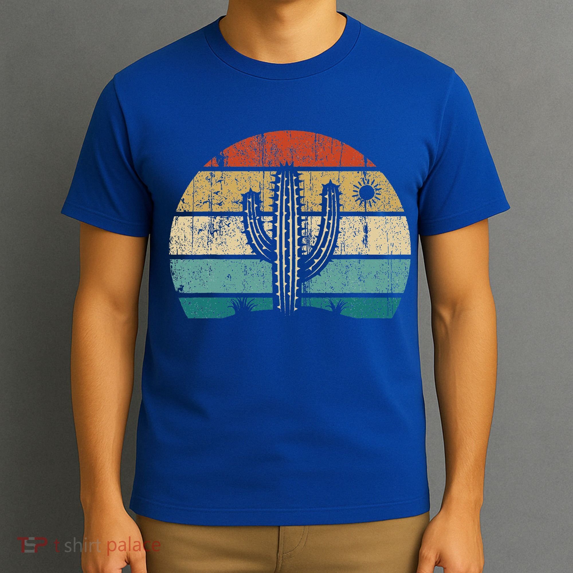 Vintage Saguaro Cactus Cactus Sunset Opuntia T-Shirt