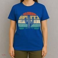 Vintage Saguaro Cactus Cactus Sunset Opuntia T-Shirt thumb 4