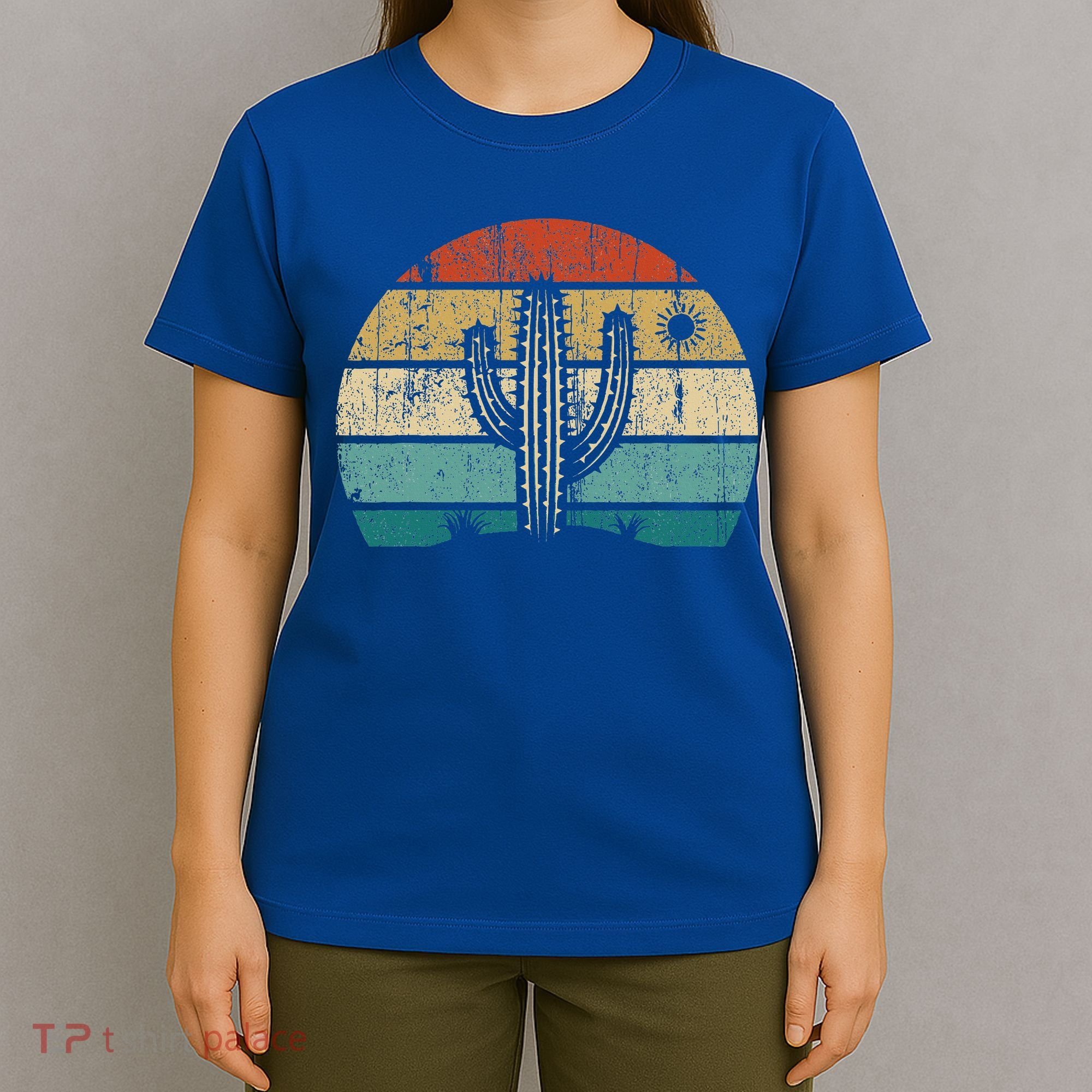 Vintage Saguaro Cactus Cactus Sunset Opuntia T-Shirt