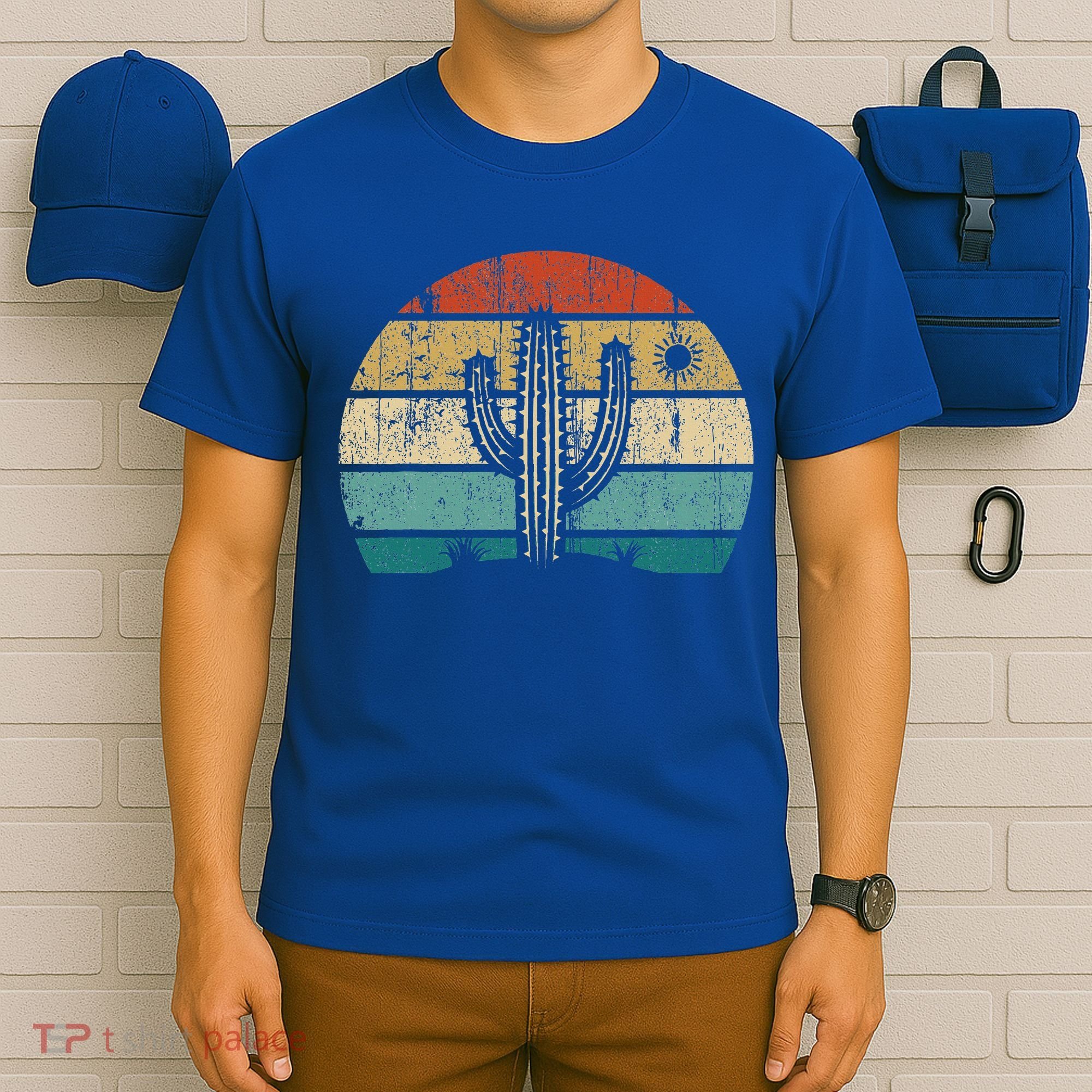 Vintage Saguaro Cactus Cactus Sunset Opuntia T-Shirt