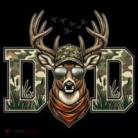Varsity Style Camo Dad Deer Buck Hunter Fathers Day Coffee Mug thumb 5