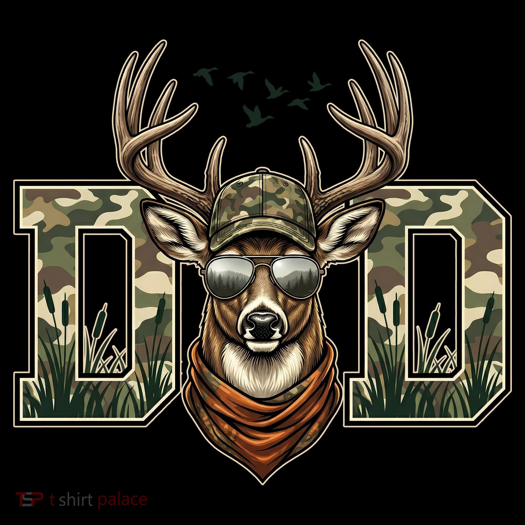 Varsity Style Camo Dad Deer Buck Hunter Fathers Day Coffee Mug