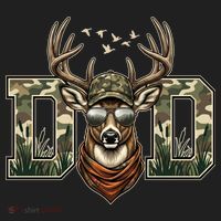 Varsity Style Camo Dad Deer Buck Hunter Fathers Day Tumbler thumb 3