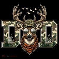 Varsity Style Camo Dad Deer Buck Hunter Fathers Day Ornament thumb 1