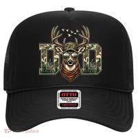 Varsity Style Camo Dad Deer Buck Hunter Fathers Day Hat thumb 0