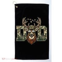 Varsity Style Camo Dad Deer Buck Hunter Fathers Day Golf Towel thumb 0