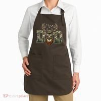Varsity Style Camo Dad Deer Buck Hunter Fathers Day Apron thumb 2