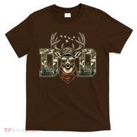Varsity Style Camo Dad Deer Buck Hunter Fathers Day T-Shirt thumb 0