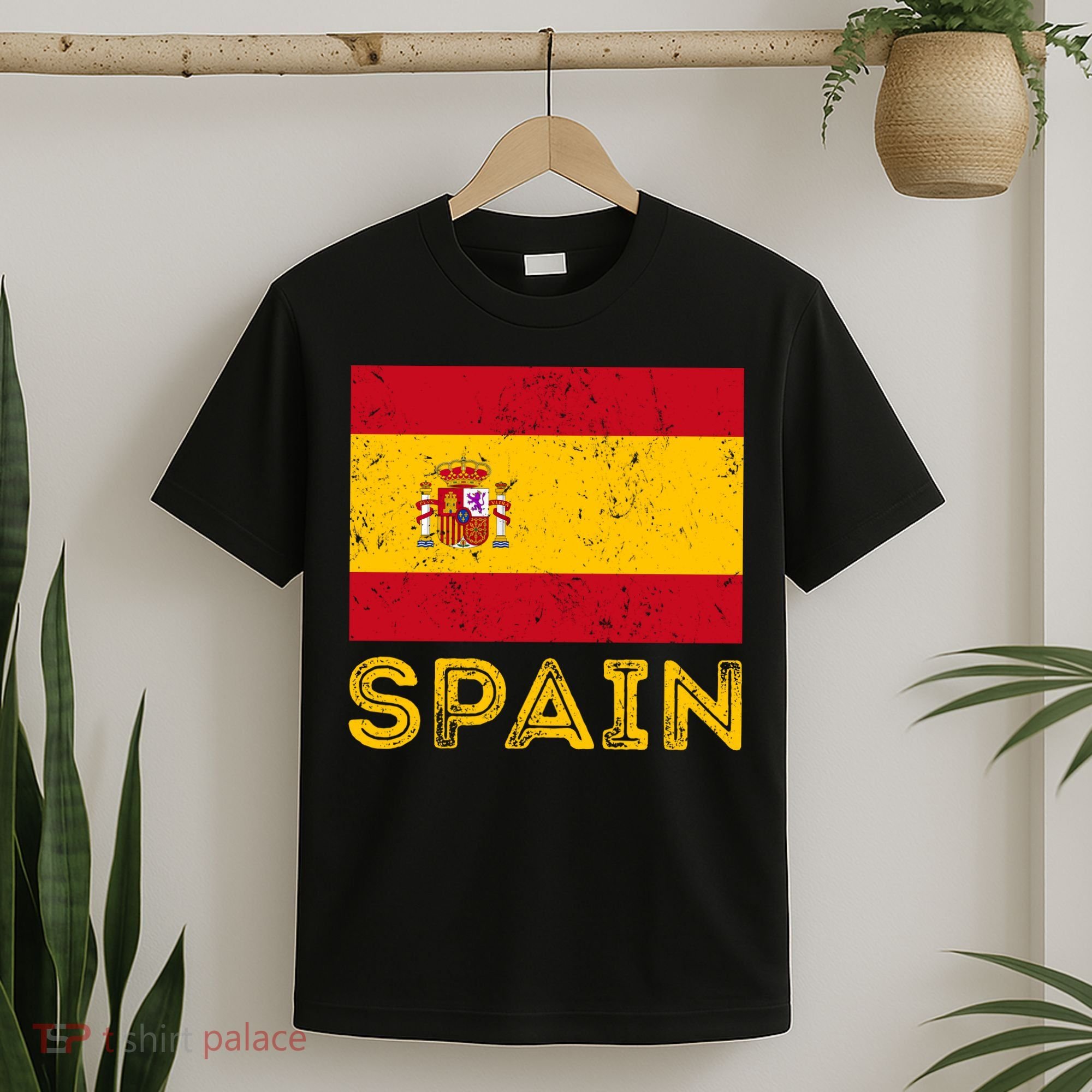 Vintage Spain Country Flag Spanish T-Shirt