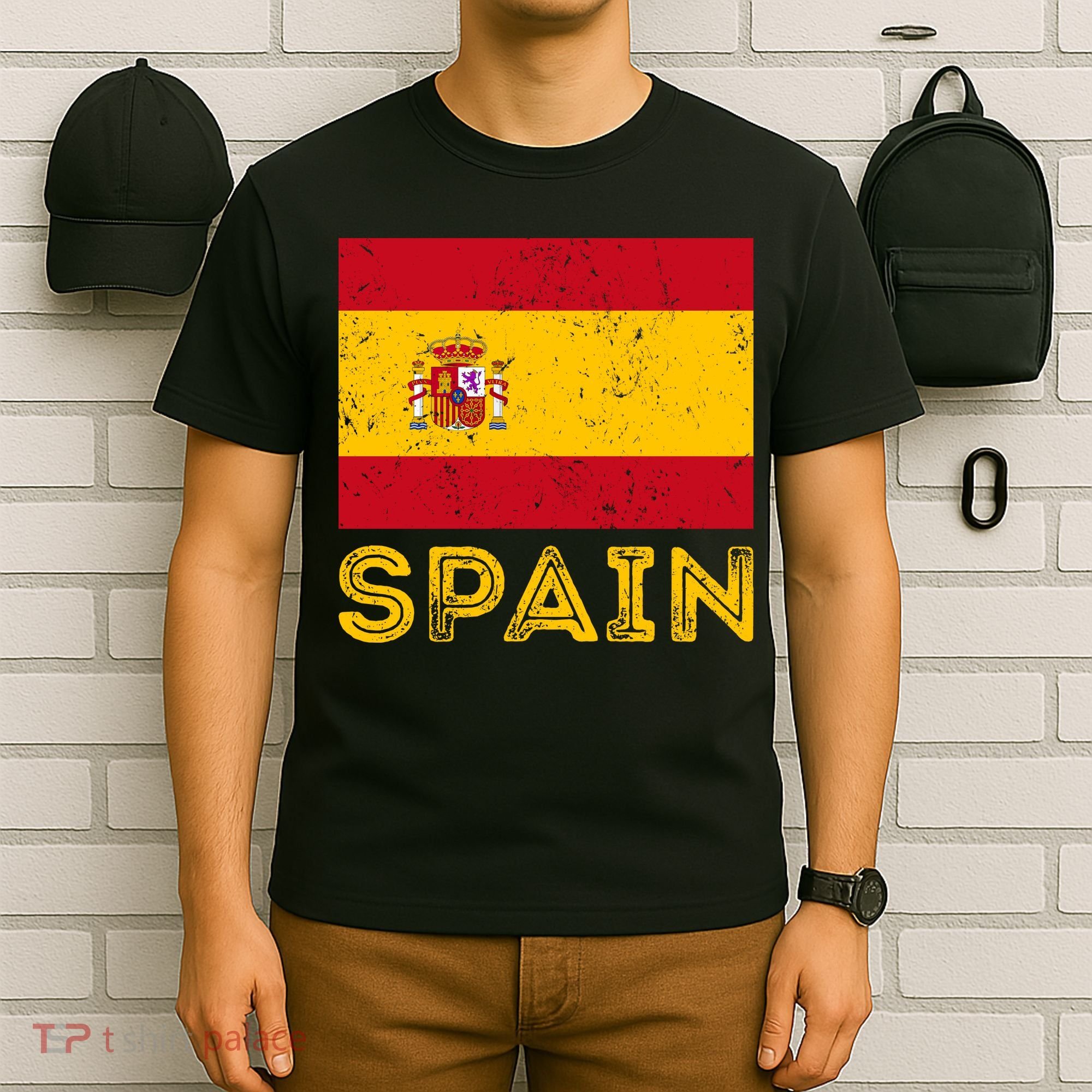 Vintage Spain Country Flag Spanish T-Shirt