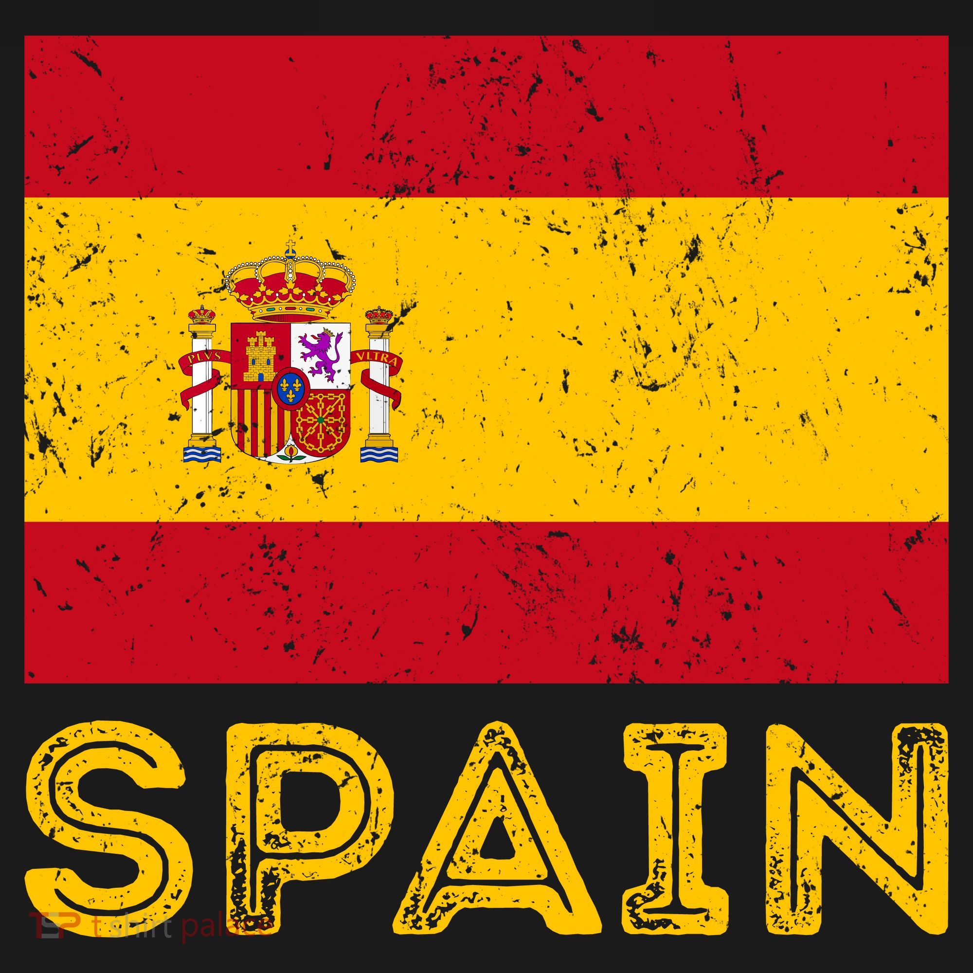 Vintage Spain Country Flag Spanish T-Shirt